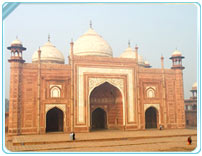 Mosque Inside Taj Mahal